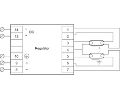 PHILIPS Forkobling elektronisk 2x58W, 220-240V, HF-R TLD 1-10V