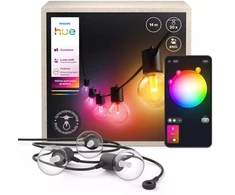 Philips Hue Hue Festavia Globe Outdoor String Lights, 14m Extension | 30 W