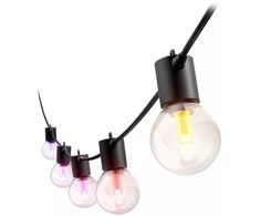 Philips Hue Hue Festavia Globe Outdoor String Lights, 14m Extension | 30 W