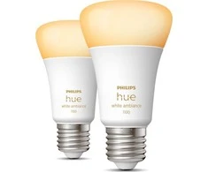 „Philips WA 11W A60 E27“ 2 vnt. pakuotė | E27 | 11 W | Nuo šiltos iki vėsios, balta 2200K–6500K | „Bluetooth“ ir „Zigbee“