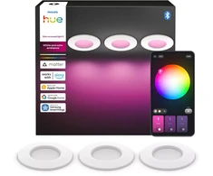 Philips Hue Slim Downlight LED Einbauleuchte 3er Pack baltas