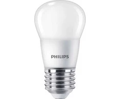 LED lemputė PHILIPS, P45, E27, 5 W, 450 lm, 2700 K