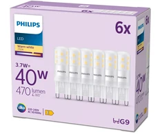 Philips LED Capsule 40W G9 G9 x6 2700K 470lm 15000h