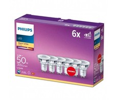 „Philips Classic GU10“ 4,6 W (50 W) WW 6 vnt. pakuotėje