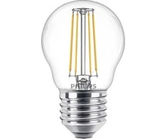 LED lemputė PHILIPS, P45, E27, 4,3 W, 470 lm, 2700 K