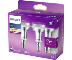 Philips LED reflektorius E14 2 pakuočių rinkinys 2,8W (40W) 2700K 210lm