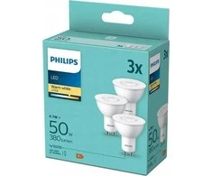 Lemputė Philips LED, PAR16, 2700 °K GU10 4.7 W 380 lm 3 vnt