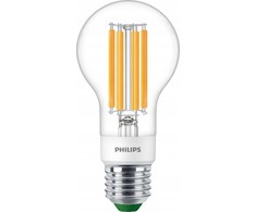 Philips LED standard E27 830 840lm 4W permatomas
