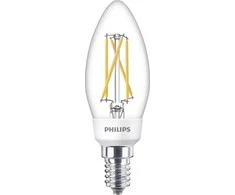 LED lemputė Philips Fil B35, 5W, E14, WW, 470-190-50lm