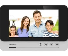 Orno Philips WelcomeEye AddComfort monitorius, skirtas išplėsti WelcomeEye Comfort seriją, 7 colių ekranas, vartų valdymas, domofonas