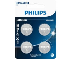 Philips PHILIPS baterija guzikowa lithium CR2450 4-pak - 2292445