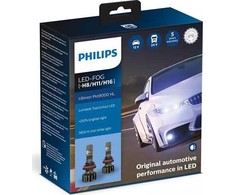 Philips PHILIPS Ultinon Pro9000 LED lemputės +250 % rūko H8 / H11 / H16 12V (5800K)