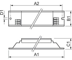 Philips HF- B elektroninis balastas (8711500931580)