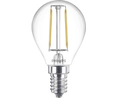 LED lemputė PHILIPS, P45, E14, 2 W, 250 lm, 2700 K