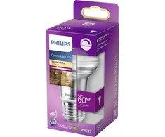 LED lemputė PHILIPS, R63, E27, 4,5 W, 410 lm, 2700 K