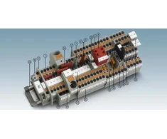 „Phoenix Contact“ 3211760 pralaidumo gnybtas, 2 laidų, 0,2–6 mm², „Mill PT 4 BU“ 3211760