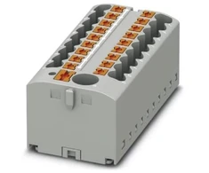 Phoenix Contact 3273374 Blok rozdzielczy PTFIX 6/18X2,5 GY, pilka złącze przemysłowe - 18 punktów przyłączeniowych o przekroju 2,5mm2