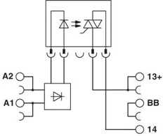 Phoenix Contact Jungiamoji mova 1Z 0.75A 24V nuolatinės srovės įvestis / 24-253V DC PLC- OSC- 24DC / 230ACACACT (2967947)
