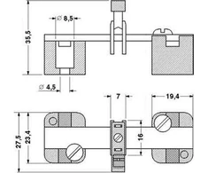 Phoenix Contact 0421029 Apendiksinė liauka 0,5-6mm2 gelton ir-zhalia AKG 4 GNYE 0421029