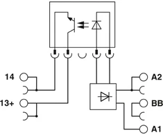 Phoenix Contact Kietojo kūno relės modulis PLC-OPT-24DC/V8C/SEN 2908172