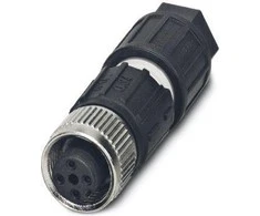 Phoenix Contact Paprastas lizdas 4P M12 A tipo 3,5-6mm SACC M12FS-4QO-0,34-M (1641688)