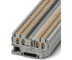 Phoenix Contact PT 2.5-QUATTRO DIN bėgelio rinklė 2,5mm² Push-in, pilka