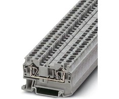 Phoenix Contact 3031364 2 laidų bėgio jungtis 0,08–6 mm2 pilka ST 4 3031364