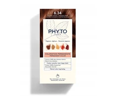 Phyto Color Kit Coloration Permanent Hair Dye 6.34 Intense Dark Copper Skirtas šviesiems plaukams, 1 vnt.