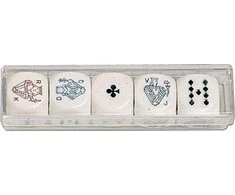 Piatnik Jumbo pokerio kauliukai žaidimas