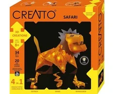 Piatnik Mokomasis rinkinys CREATTO SAFARI 8+