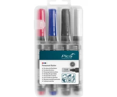 Pica-Marker Pica permanent Marker 1-4mm assorted with Instant-Baltas