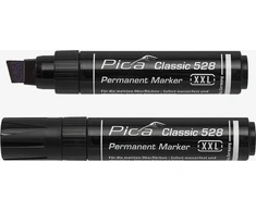 Pica-Marker Pica Permanentmarker 4-12mm, Wedge Tip, juodas Retail Pack.