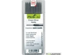 Pica Marker Pica Dry Refills, grafito spalvos (keičiamos šerdelės) 10 vnt.