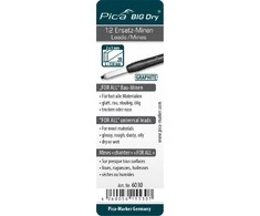 Pica BIG Dry refills, For-All grafito spalvos (keičamos šerdelės) 12 vnt.