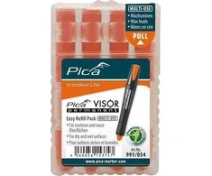PICA atsarginis rinkinys nuolatiniai žymeklių papildymai. SKYRIUS, pramoninis, degintas oranžinis Pica