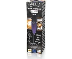 Adler | Pieno plaktuvas su stovu | AD 4499 | Pieno plakiklis | Juodas/Violetinė
