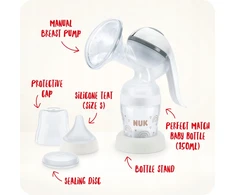NUK Perfect Match rankinis krūtų siurblys 150 ml