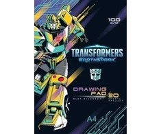 Piešimo bloknotas A4/20K Transformers (10 vnt.) ASTRA