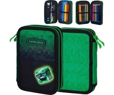 Pieštukas Astra Dvigubas penalas su įranga Astrabag Pixel Hero AC21