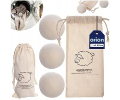 Orion Sausintuvų kamuoliukai 7 cm 3 vnt - Ekonomiški - Pakartotinai naudojami
