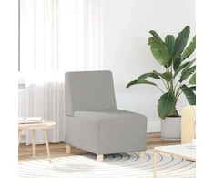 Fotelis Modulinis sofa vienetas be rankų Debesų pilka 55 x 74 x 82 cm