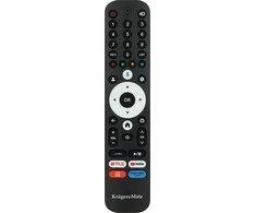 Kruger &amp; Matz Google TV TV nuotolinio valdymo pultas su skaičių klavišais