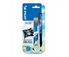 Pilot Pen Frixion mėlynas tušinukas + 3 „One Piece“ užpildai
