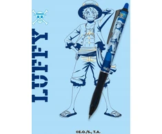 Pilot Pen Frixion mėlynas tušinukas + 3 „One Piece“ užpildai