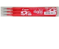 Pilot Pen Pilot papildymo rinkinys 3x Frixion Raudona (BLS-FR7-R-S3) (BLSFR7RS3)