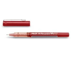 Pilot Pen Rašymo Priemonė - Pilot V5 Fineliner 0.3mm Raudona Rašalo