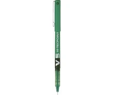 Pilot Pen Biuro Reikmenys - Pilot V5 Žalias Rašalas Rašiklis 12 vnt.