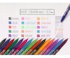 Pilot Pen Pilot FriXion 0.7 tušinukas 12 spalvų Pultas