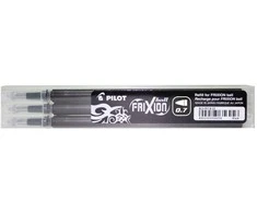 Pilot Pen Pilot Refill Set 3x Frixion Juodas Juodas (BLS-FR7-B-S3) (BLSFR7BS3)
