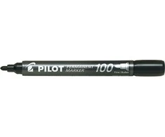 Pilot Pen Permanentinis žymeklis Pultas MARKER 100/400, apvali galvutė, juodas rašalas